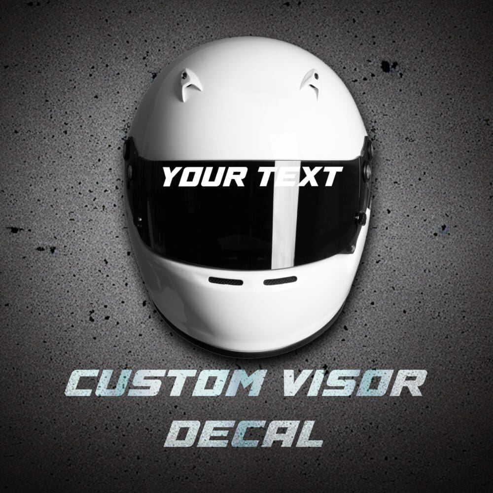 Custom Helmet Decal Sticker