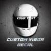 Custom Helmet Decal Sticker