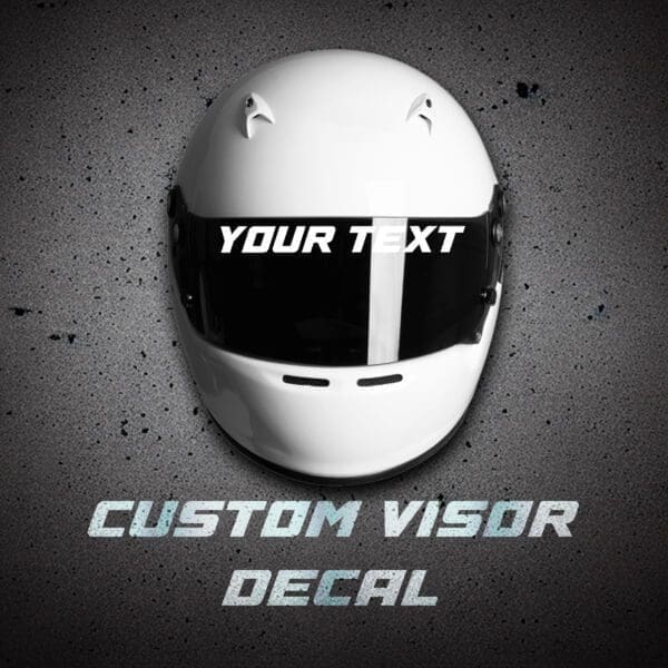 Custom Helmet Decal Sticker