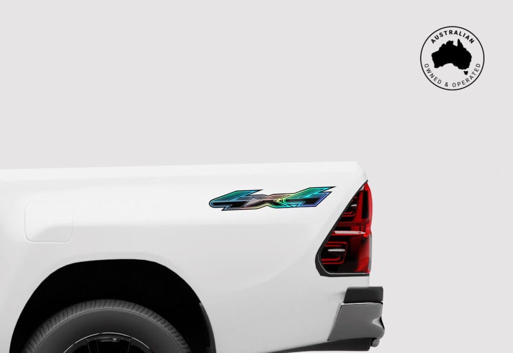 4x4 Off Road Holographic Sticker Pack 2X - Image 2