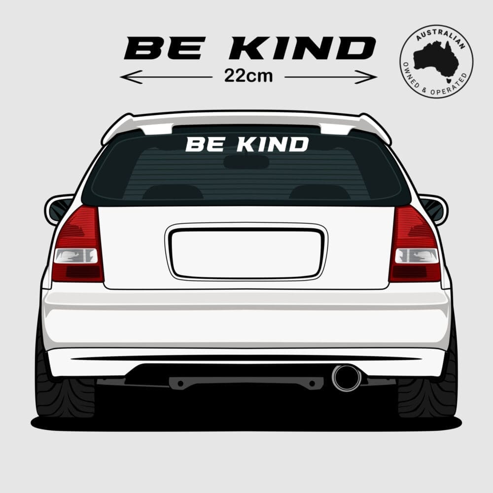 Be Kind JDM Car Decal