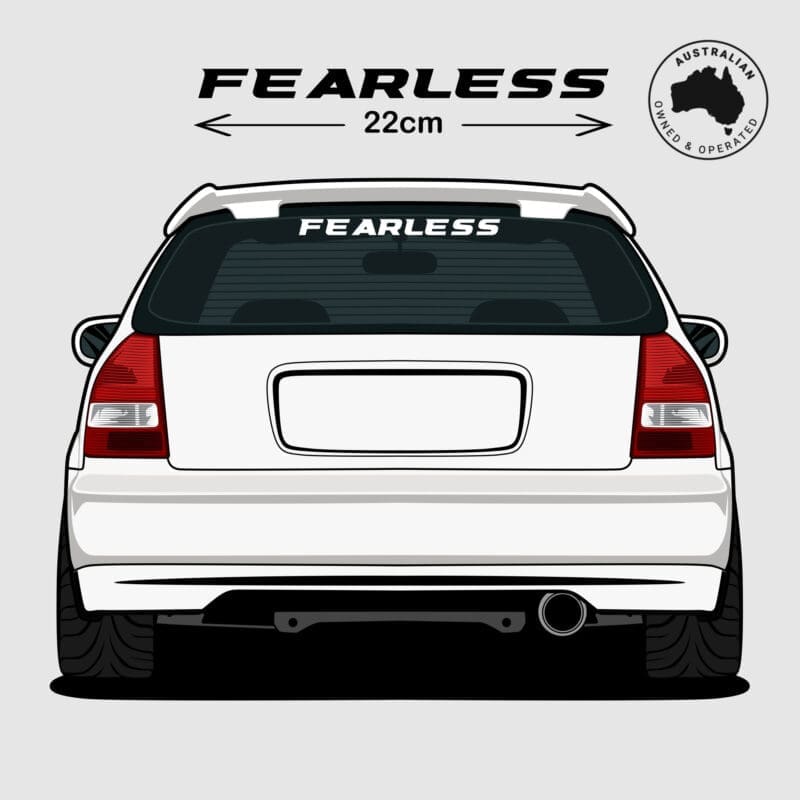 Fearless JDM Car Decal