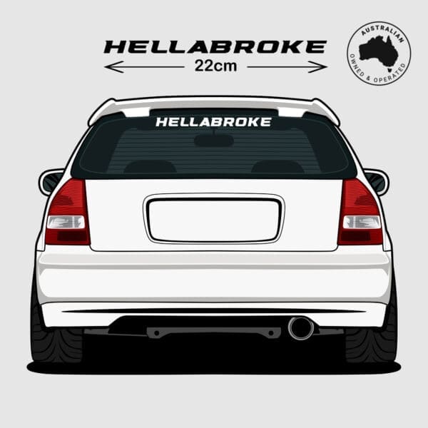 Hellabroke JDM Car Decal
