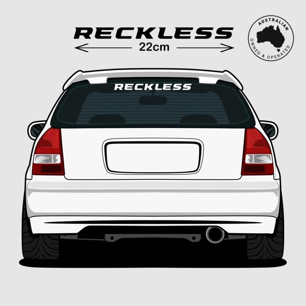 Reckless JDM Car Decal