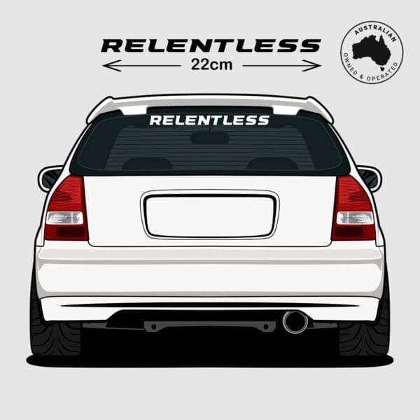 Relentless JDM Car Decal